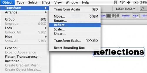 Cómo duplicar imagen del texto en Adobe Illustrator