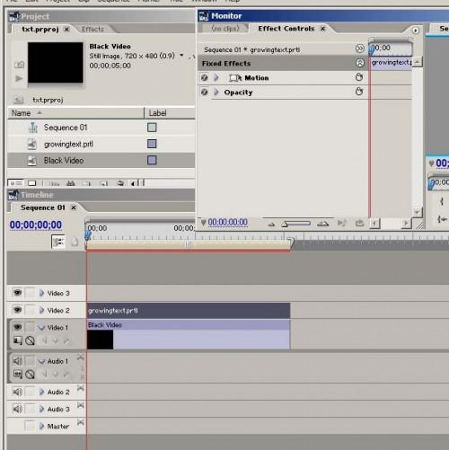 Cómo crear Cultivo de texto en Adobe Premiere Pro