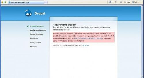 Cómo instalar Drupal En los servidores de 1and1