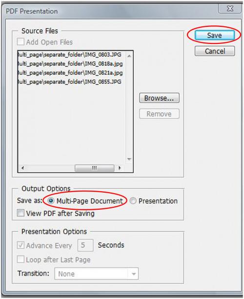 Cómo crear un PDF de varias páginas