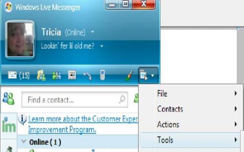 Cómo poner un fondo en un Windows Live Messenger