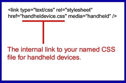 Cómo crear documentos CSS para dispositivos de mano