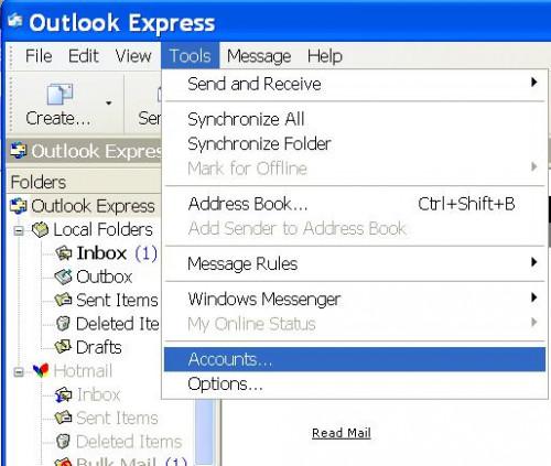 Cómo configurar múltiples mensajes de correo electrónico en Outlook Express