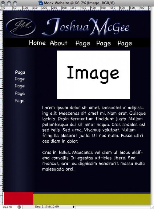 Cómo crear una página web Maqueta Con Photoshop