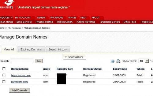 Cómo obtener un nombre de dominio totalmente GRATIS con el control completo de DNS en Melbourne IT
