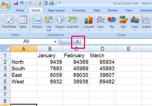 ¿Cómo utilizar la función Insertar entidad en Microsoft Excel 2007