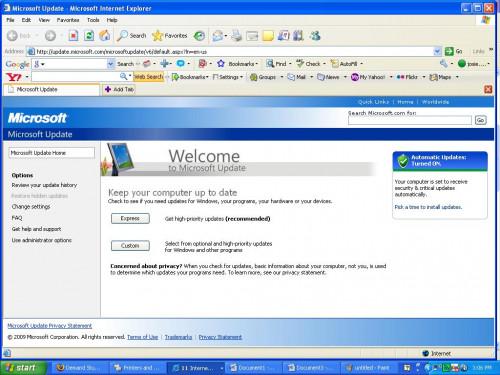 Solución de problemas Error en la instalación de Windows XP Actualizaciones
