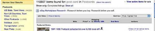 Cómo vender viejo postales en eBay