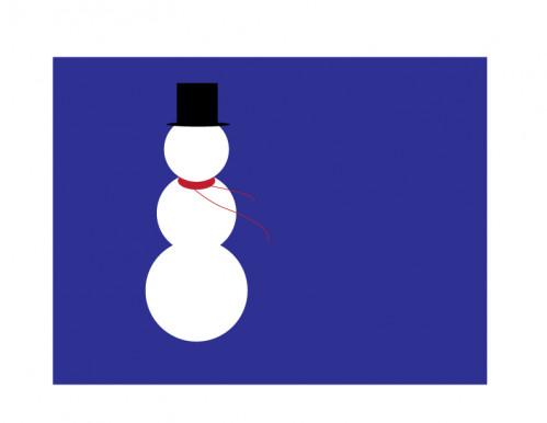 Cómo crear un muñeco de nieve de vectores en Adobe Illustrator