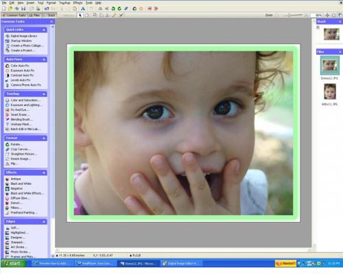 Cómo añadir bordes a las fotos con Microsoft Digital Image