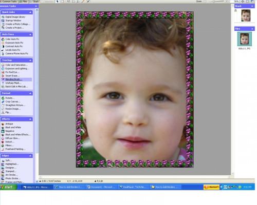 Cómo añadir bordes a las fotos con Microsoft Digital Image