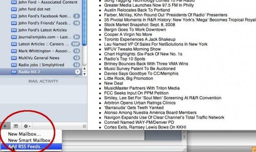 Cómo agregar y leer fuentes RSS en Mac OS X Mail