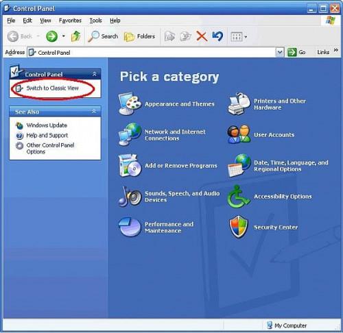 Cómo desactivar el uso compartido de archivos en Windows XP