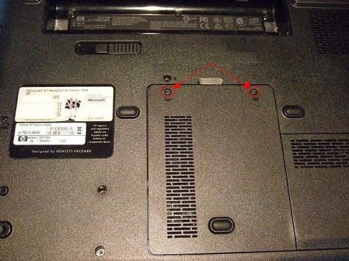 Cómo actualizar la memoria en un ordenador portátil HP Pavilion DV6000