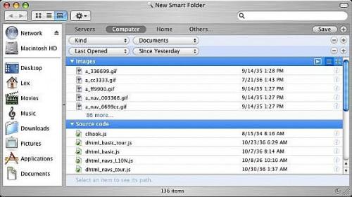 Cómo crear una carpeta inteligente de documentos recientes en Mac OSX