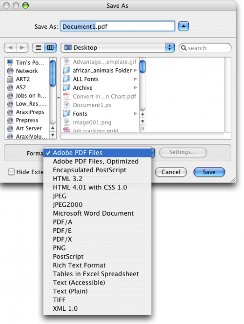 Cómo convertir archivos a PDF PS