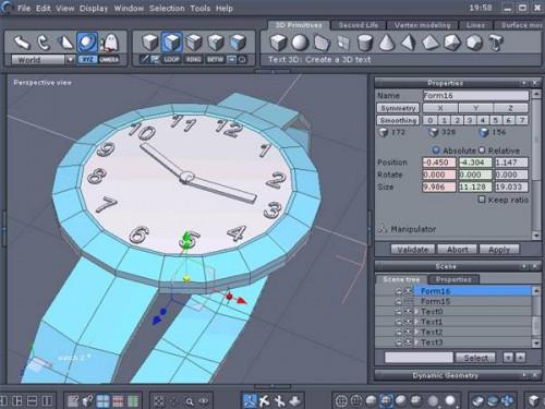 Cómo hacer un reloj 3D