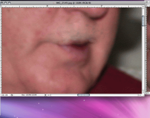 Cómo eliminar el vello facial en Photoshop