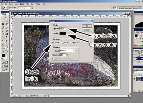 Cómo agregar un borde a Adobe Photoshop Elements 8