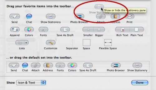 Como el uso estacionario en Mac OS X Mail