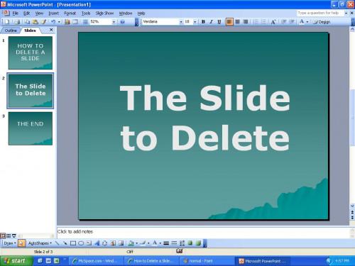 Cómo eliminar una diapositiva en PowerPoint