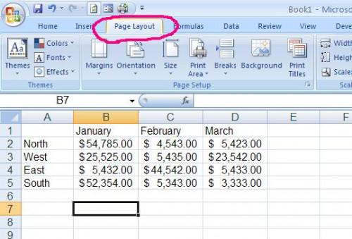 Cómo hacer líneas de división se imprimen en hojas de cálculo Microsoft Excel 2007