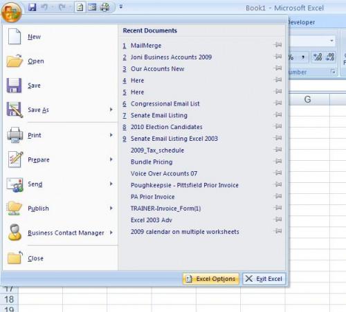 Cómo cambiar la fuente predeterminada en Microsoft Excel 2007