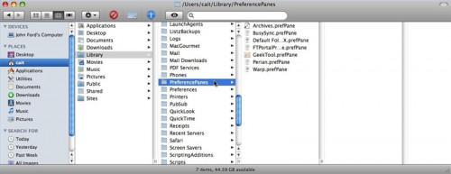 Cómo quitar elementos del panel de preferencias de Mac OS X