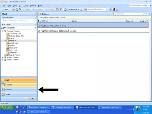 Cómo poner Email de contacto en Outlook