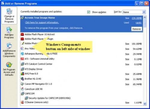 Cómo instalar y configurar los componentes del sistema para Windows XP