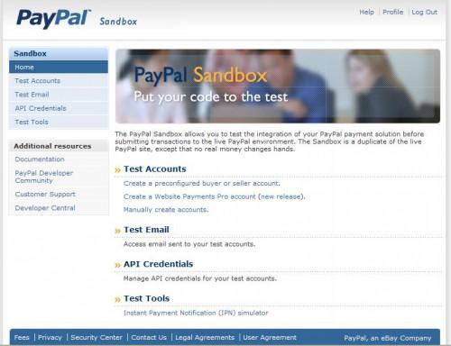 Cómo utilizar PayPal Sandbox