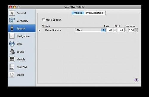Cómo cambiar las voces de VoiceOver en Mac OS X Leopard