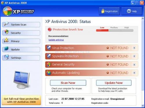 Cómo quitar el XP Antivirus Spyware Protection