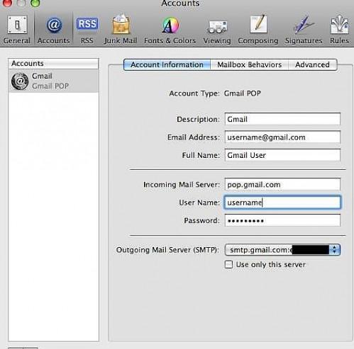 Cómo acceder a su cuenta de Gmail con Apple Mail
