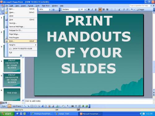 Cómo imprimir copias de una presentación de PowerPoint