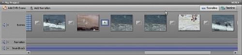 Cómo crear una transición de escena en Adobe Premier Elementos