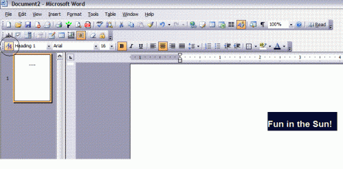 Cómo crear una escena utilizando Microsoft Word