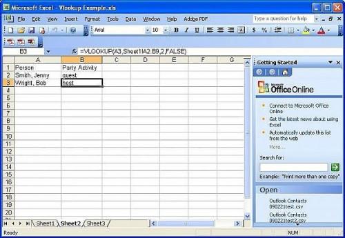 Cómo crear un VLookup en Microsoft Excel