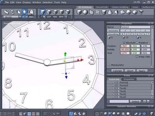 Cómo hacer un reloj 3D