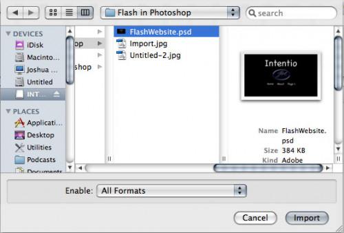 Cómo crear una página web flash usando Photoshop