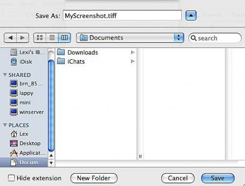 Cómo tomar capturas de pantalla utilizando agarrar en Mac OS X
