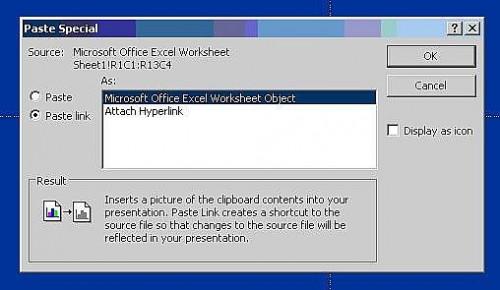 Cómo vincular objetos en los archivos de MS Office