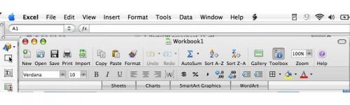 Partes de Microsoft Excel Software