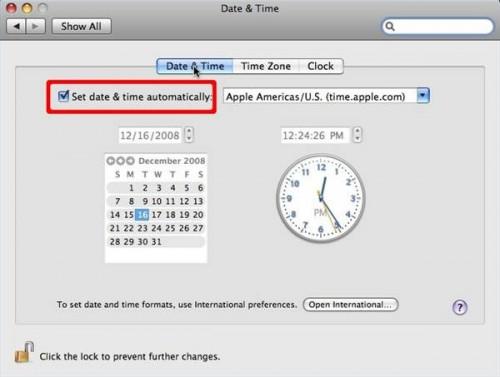 Cómo ajustar las preferencias del reloj en Mac OS X