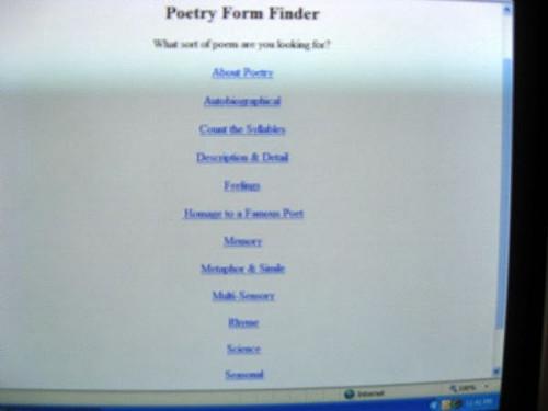 Cómo crear Poesía uso de formularios en línea