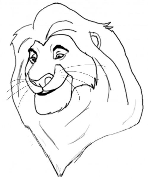 Cómo dibujar personajes Lion King Uso de Photoshop