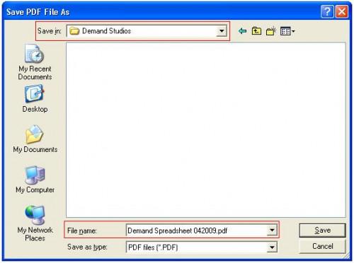 Cómo guardar un archivo XLS en formato PDF?