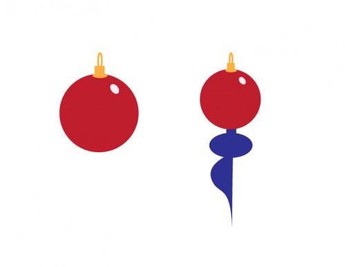 Cómo crear adornos de navidad del vector en Illustrator