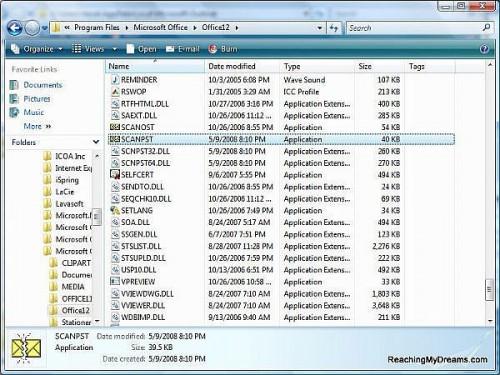 Cómo reparar un archivo PST de Outlook corruptos