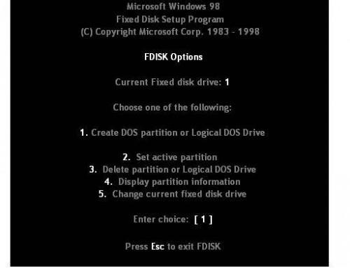 ¿Cómo funciona Fdisk?